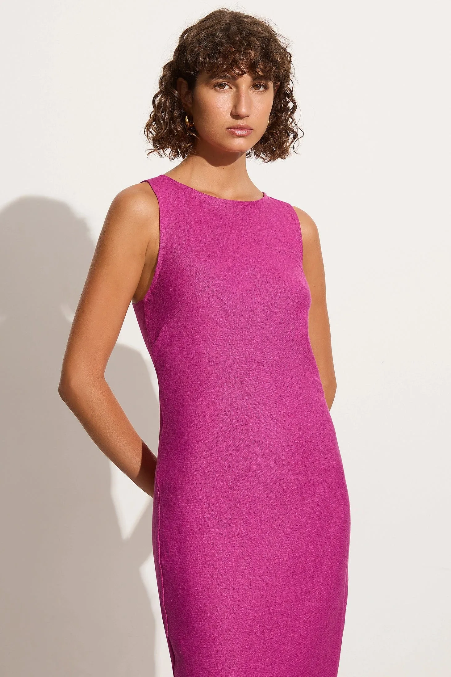 Lobo Maxi Dress Magenta sold by Faithfull the Brand product image thumbnail 4