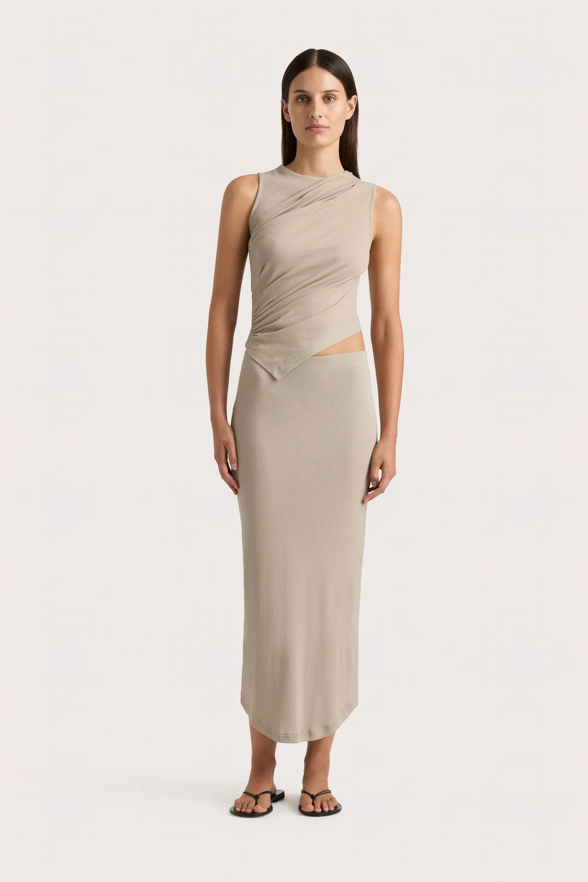 Loire Top Taupe - Final Sale sold by Faithfull the Brand