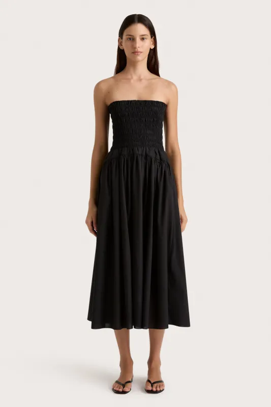 Lida Midi Dress Black - Final Sale sold by Faithfull the Brand