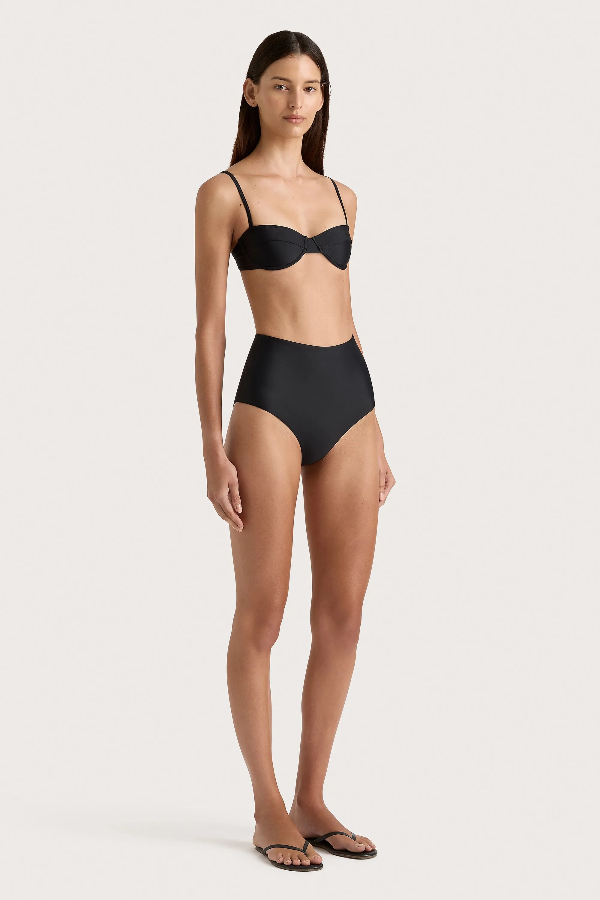 Reyes Bikini Bottom Black - Final Sale sold by Faithfull the Brand product image thumbnail 3