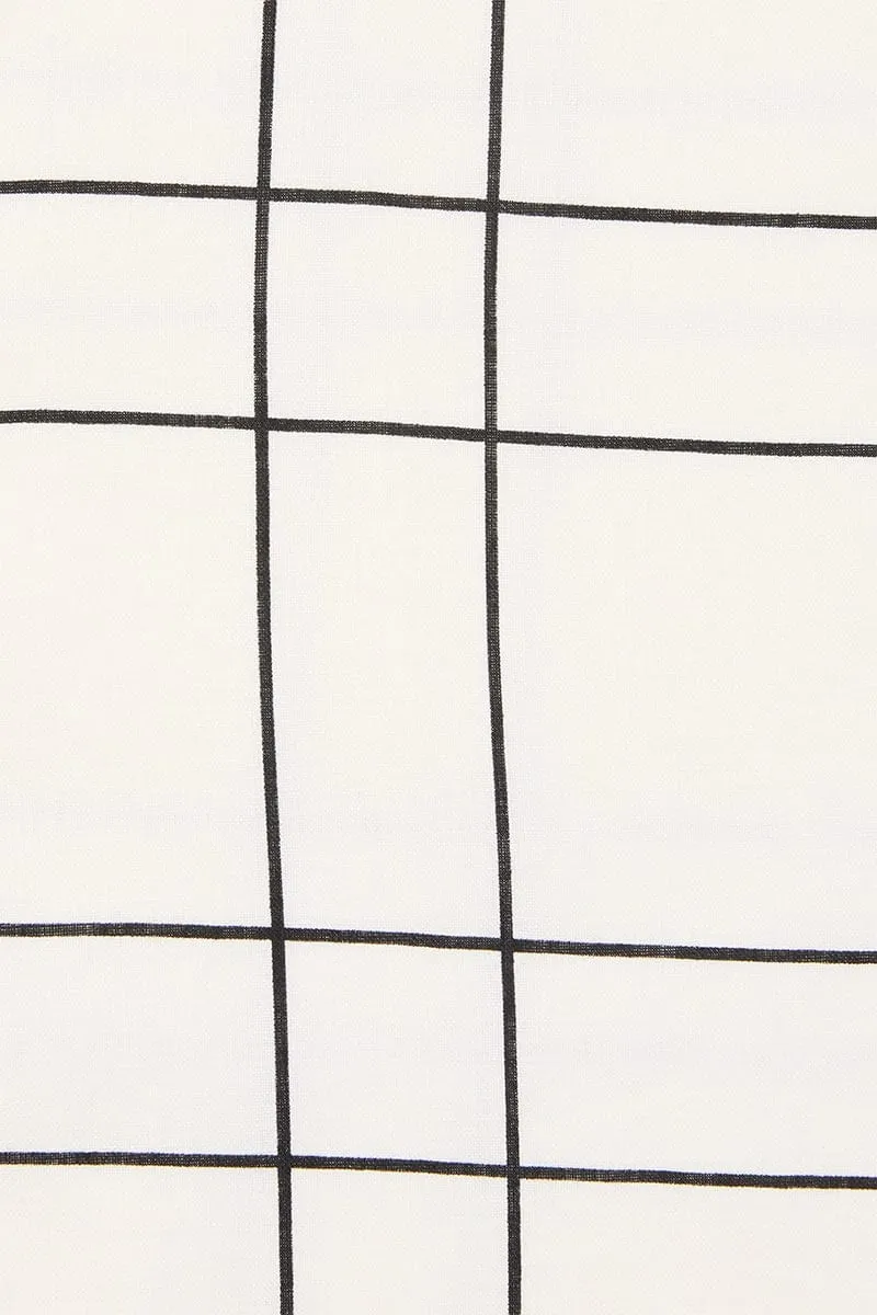 Lui Mini Dress Letizia Check White - Final Sale sold by Faithfull the Brand product image thumbnail 5