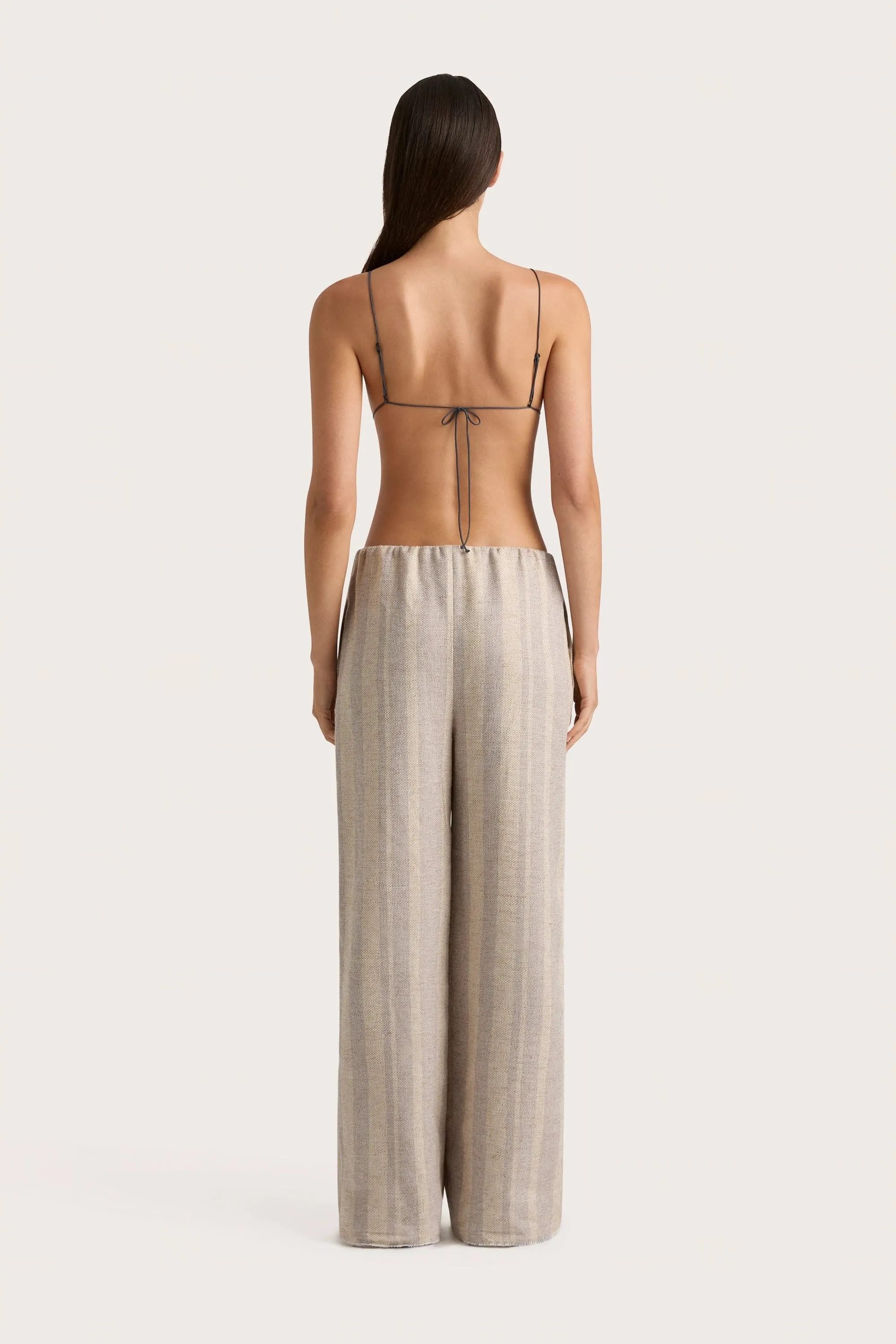 Sao Paulo Pant Sand Sky Stripe - Final Sale sold by Faithfull the Brand product image thumbnail 4