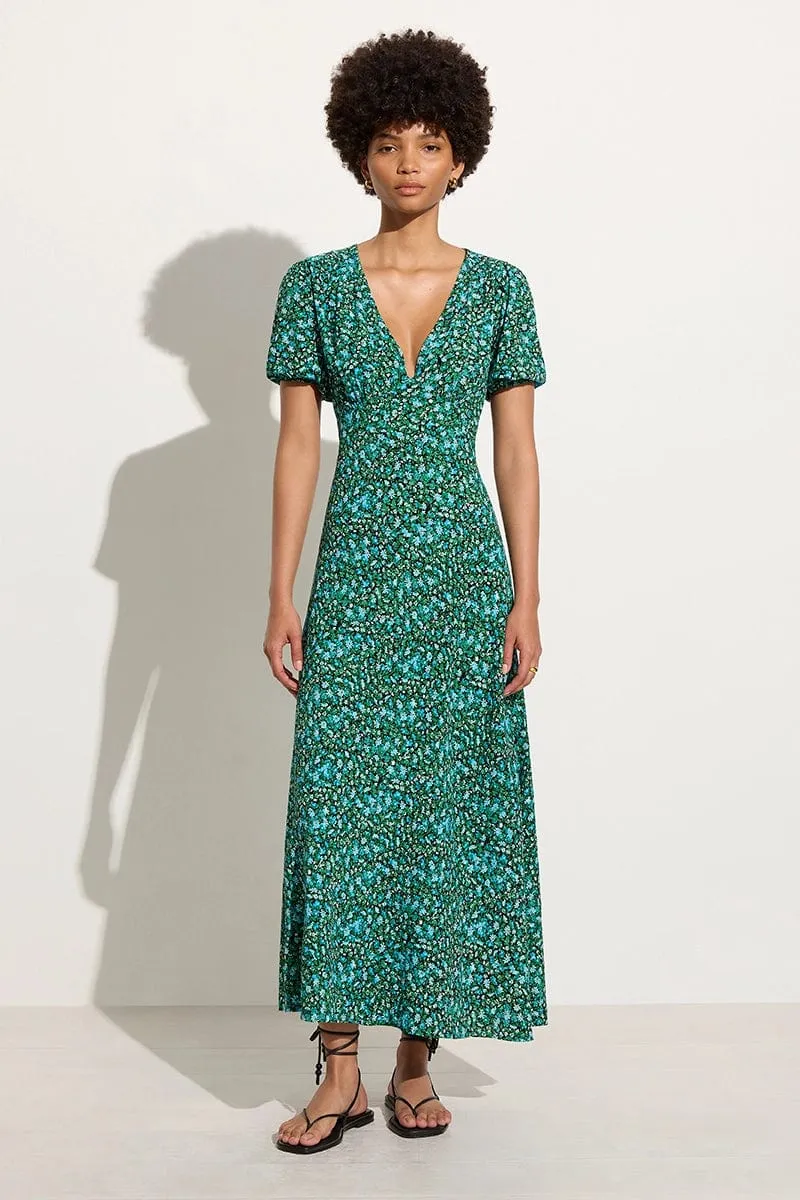 Las Mayas Midi Dress Marilla Floral sold by Faithfull the Brand