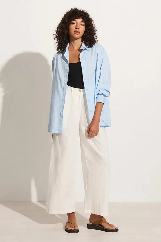 Daija Shirt Cornflower Blue - Final Sale sold by Faithfull the Brand