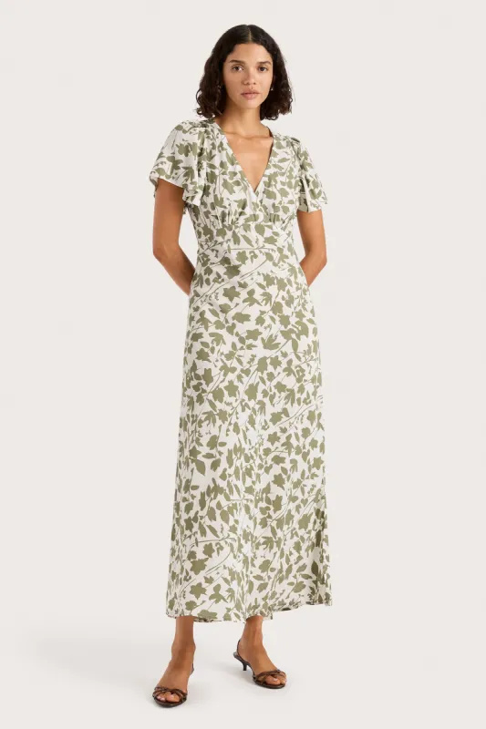 Boda Midi Dress Poplar Sage - Final Sale sold by Faithfull the Brand