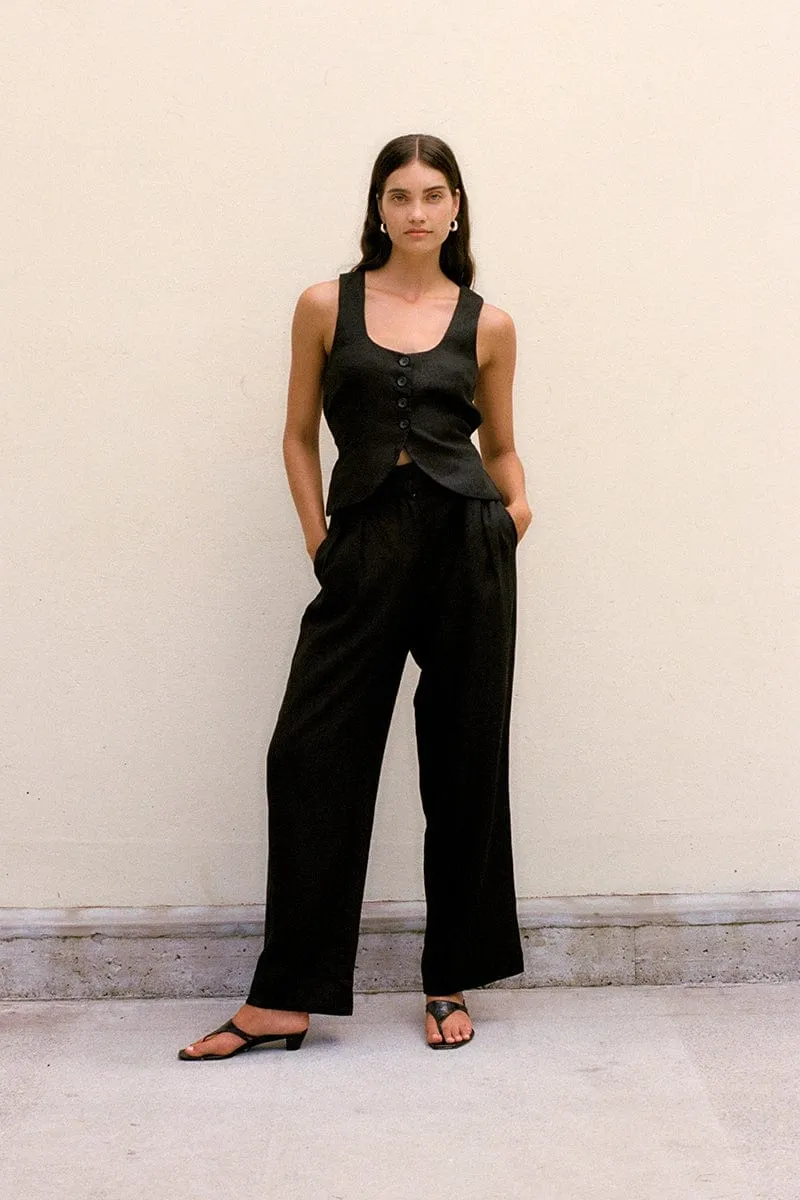 Duomo Pant Black - Final Sale sold by Faithfull the Brand product image thumbnail 2