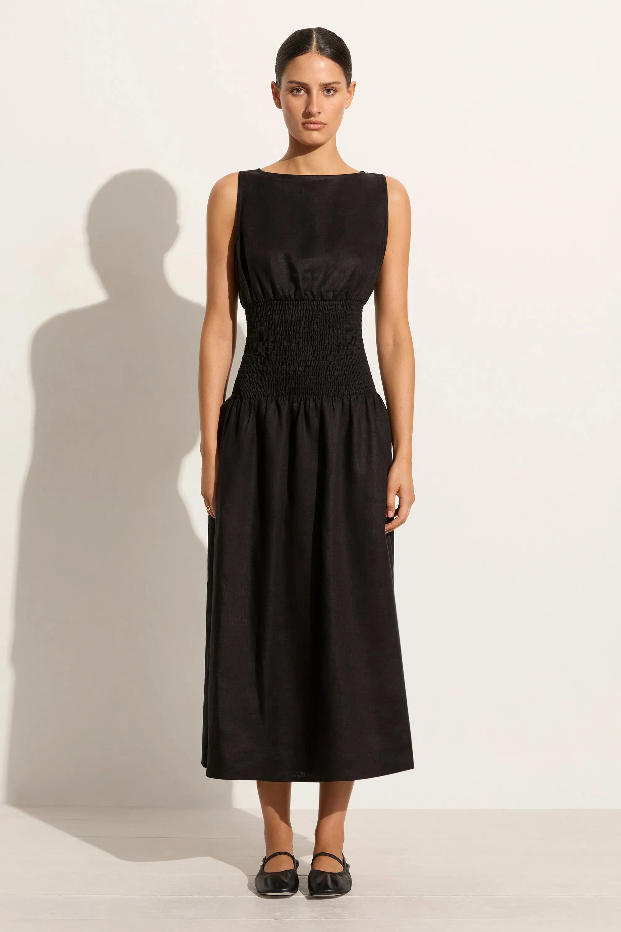 La Canella Midi Dress Black - Final Sale sold by Faithfull the Brand