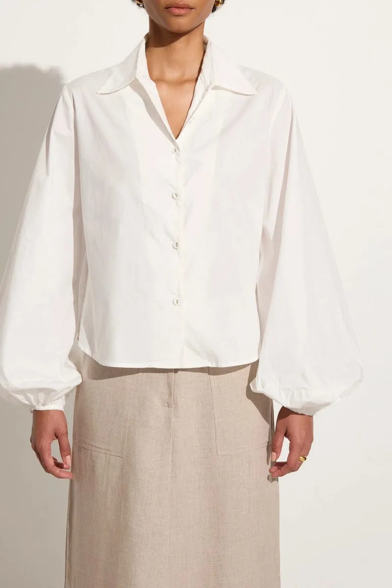 Managua Shirt White - Final Sale sold by Faithfull the Brand product image thumbnail 3