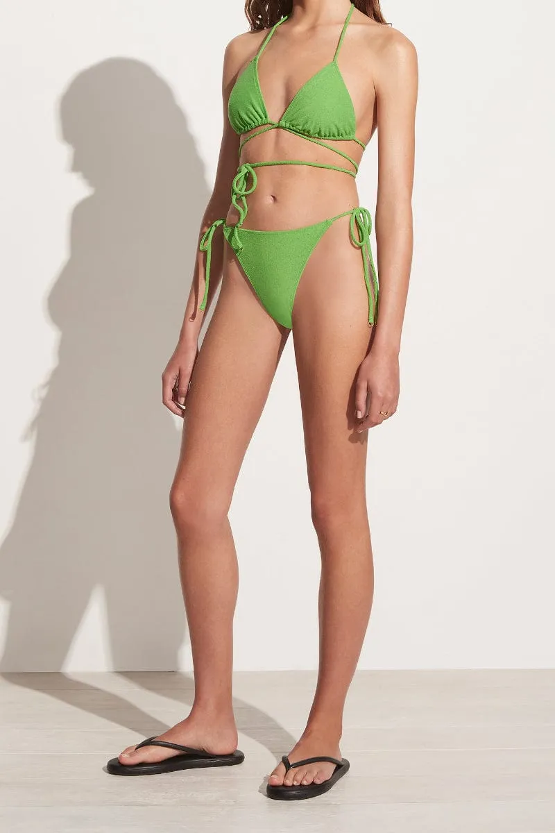 Marzia Bikini Top Kiwifruit Towelling - Final Sale sold by Faithfull the Brand product image thumbnail 4