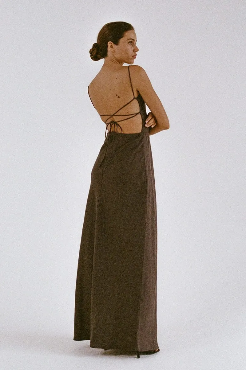 Garcia Maxi Dress Charcoal - Final Sale sold by Faithfull the Brand product image thumbnail 2