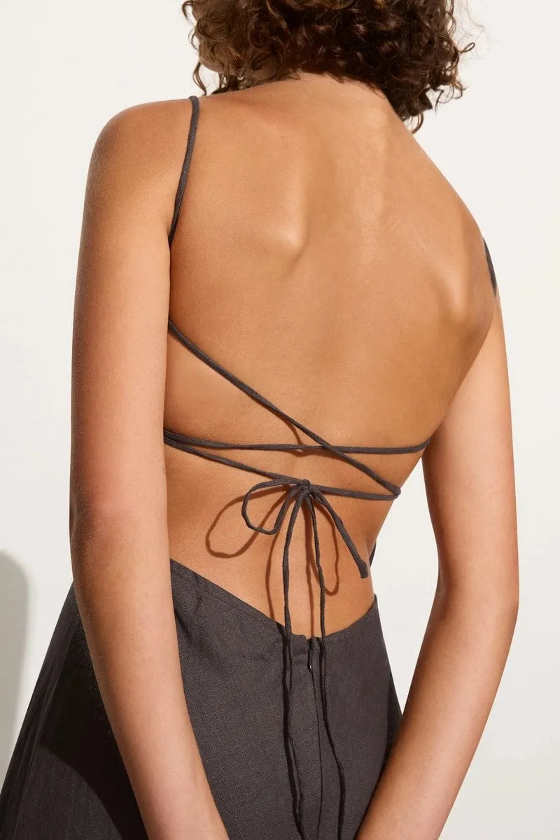 Garcia Maxi Dress Charcoal - Final Sale sold by Faithfull the Brand product image thumbnail 5