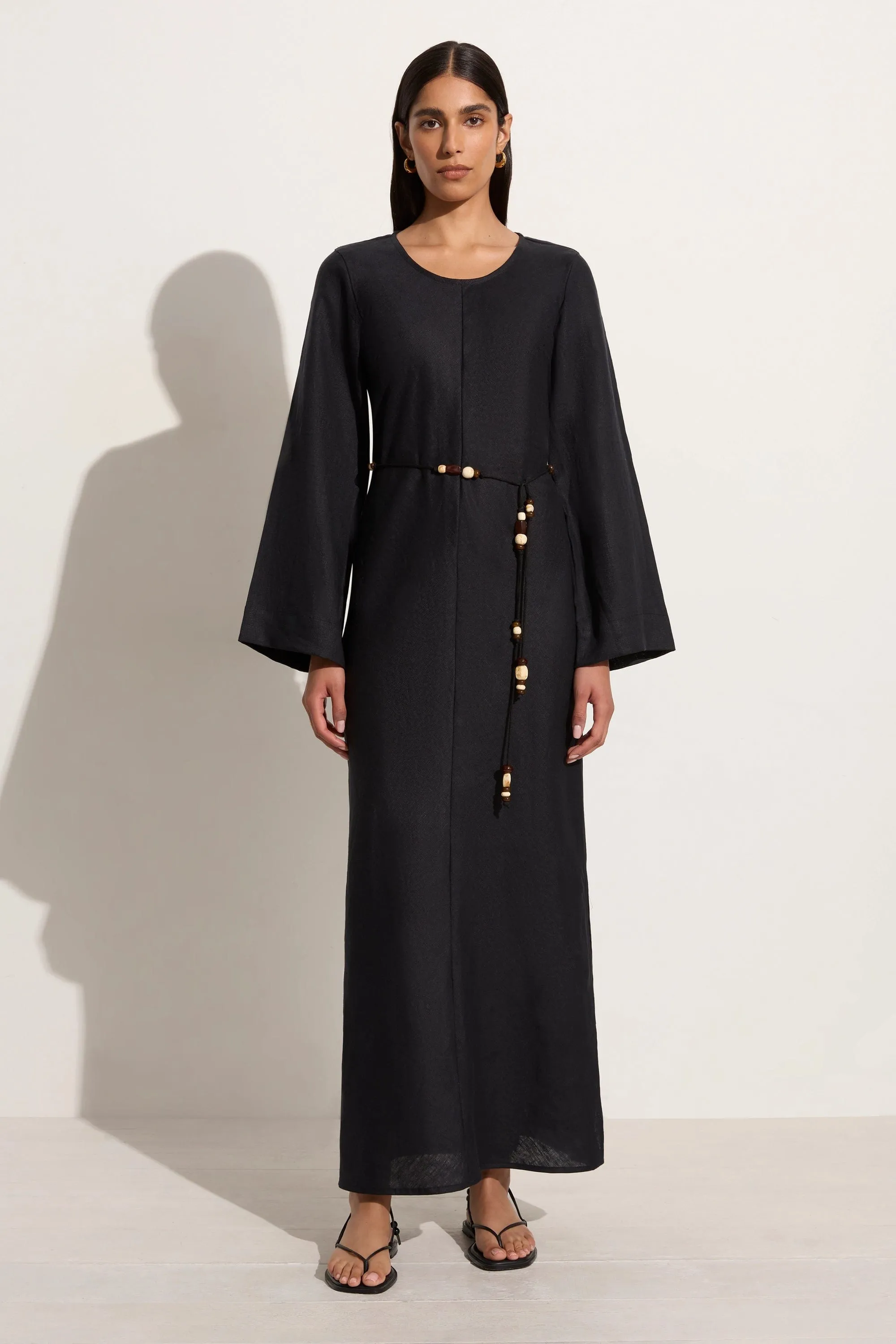 Galea Maxi Dress Black - Final Sale sold by Faithfull the Brand