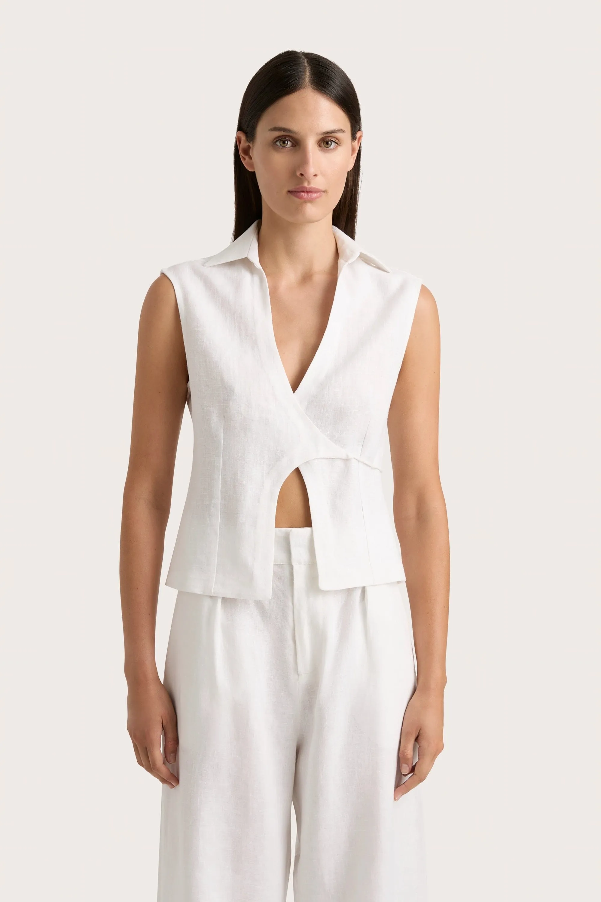 Antibes Shirt White - Final Sale sold by Faithfull the Brand product image thumbnail 3