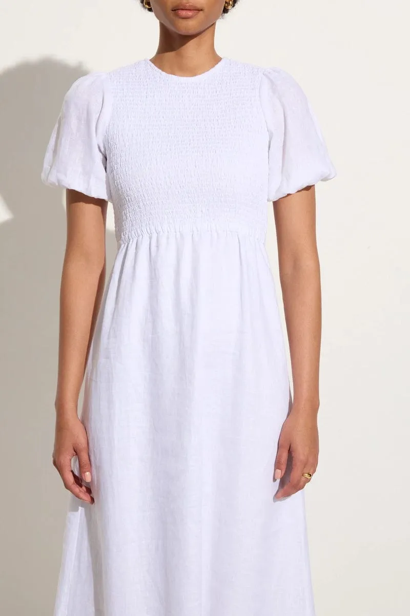 Gloria Midi Dress White - Final Sale sold by Faithfull the Brand product image thumbnail 2