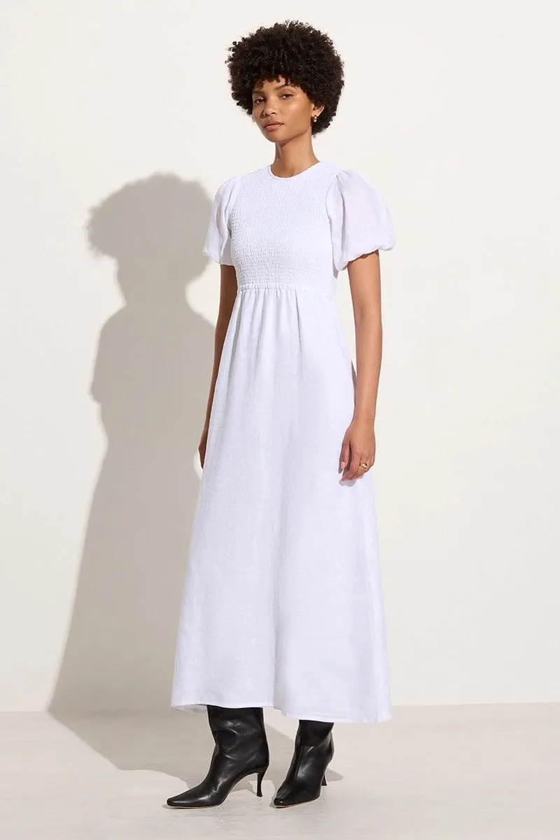 Gloria Midi Dress White - Final Sale sold by Faithfull the Brand product image thumbnail 4