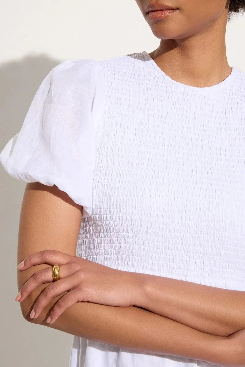 Gloria Midi Dress White - Final Sale sold by Faithfull the Brand product image thumbnail 5