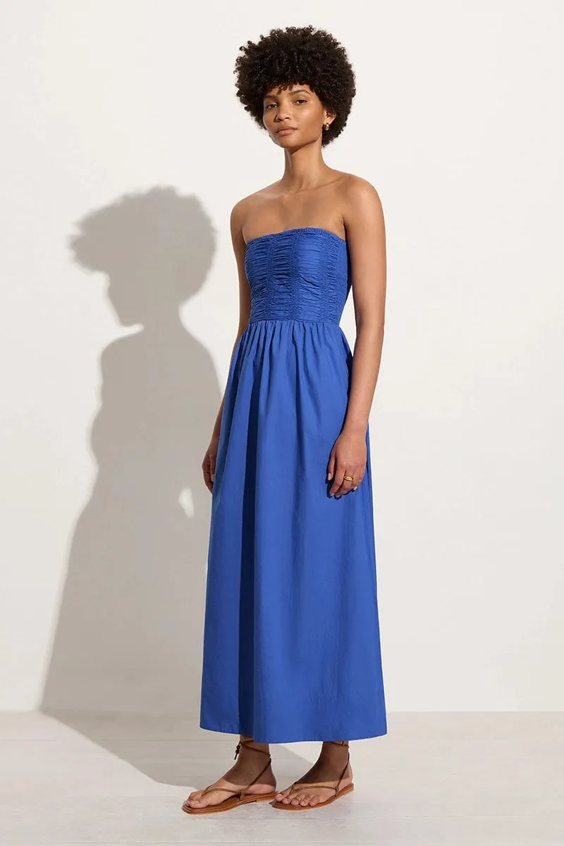 Dominquez Midi Dress Glacial Blue sold by Faithfull the Brand product image thumbnail 4