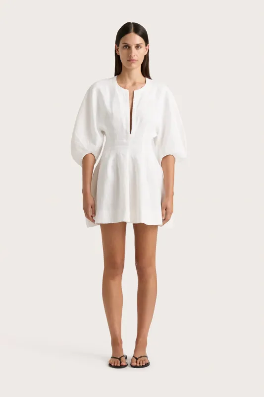 Soleil Mini Dress White - Final Sale sold by Faithfull the Brand