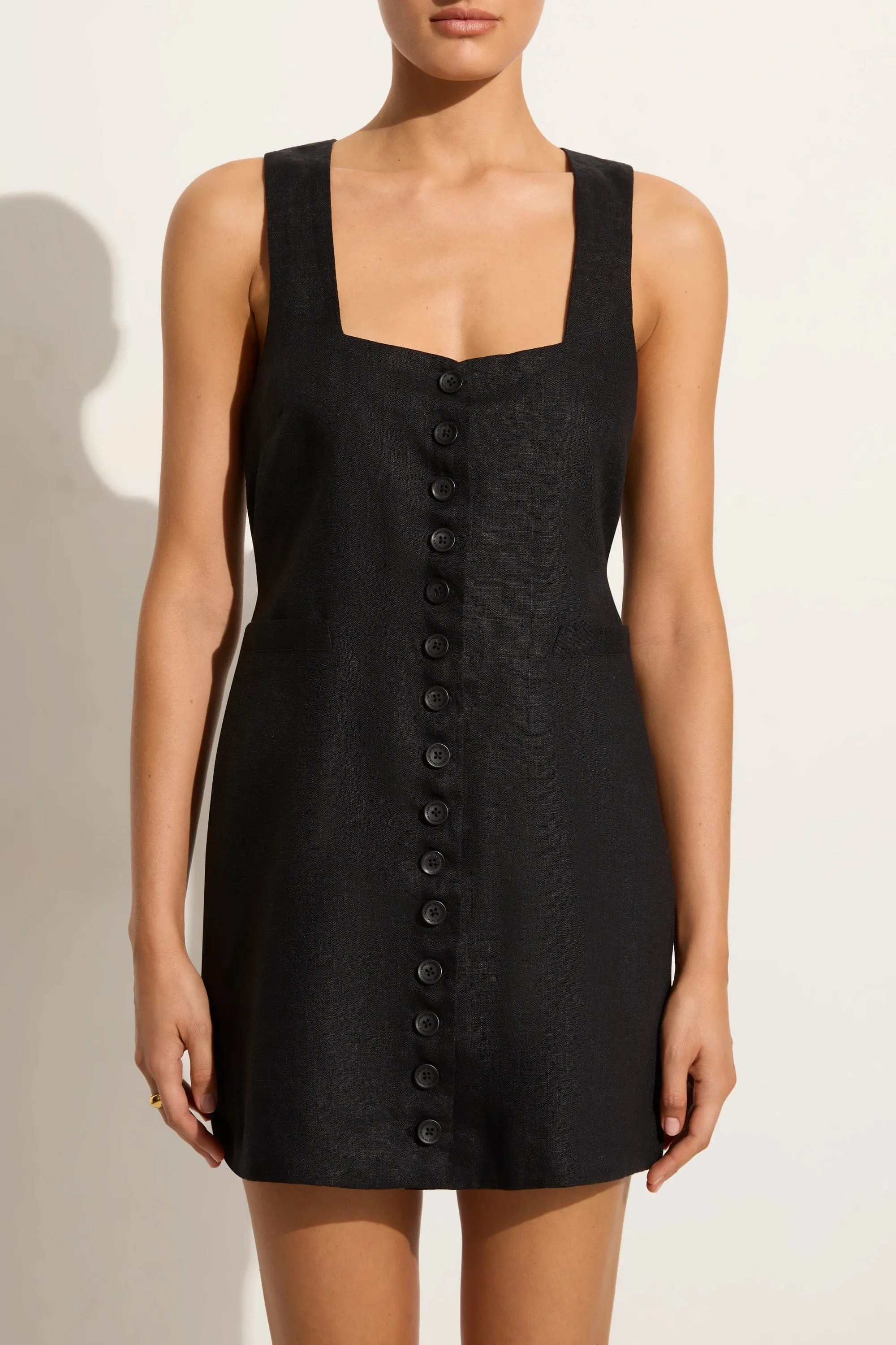 Marinia Mini Dress Black - Final Sale sold by Faithfull the Brand product image thumbnail 2