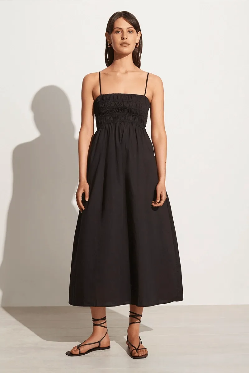 Marieka Midi Dress Black - Final Sale sold by Faithfull the Brand