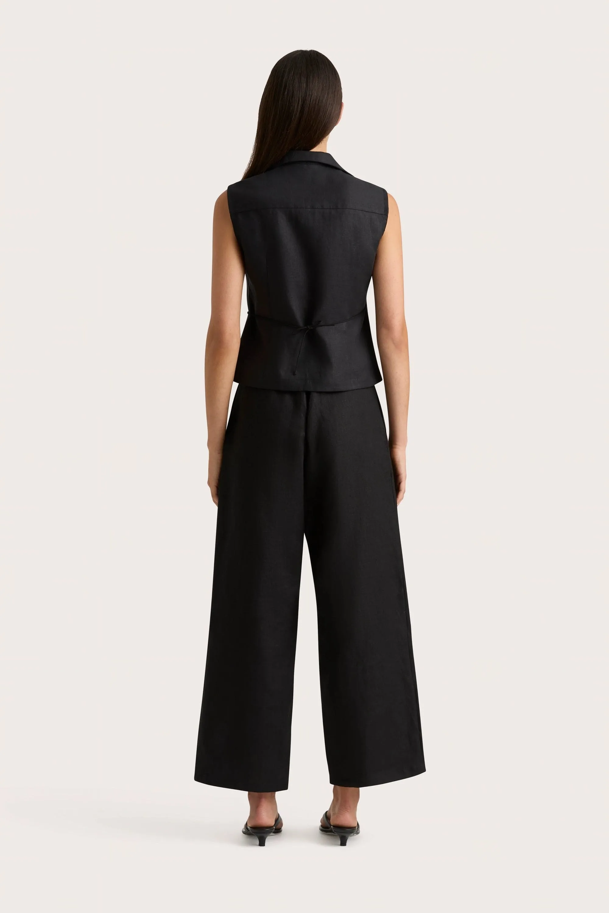 Ida Pant Black - Final Sale sold by Faithfull the Brand product image thumbnail 5
