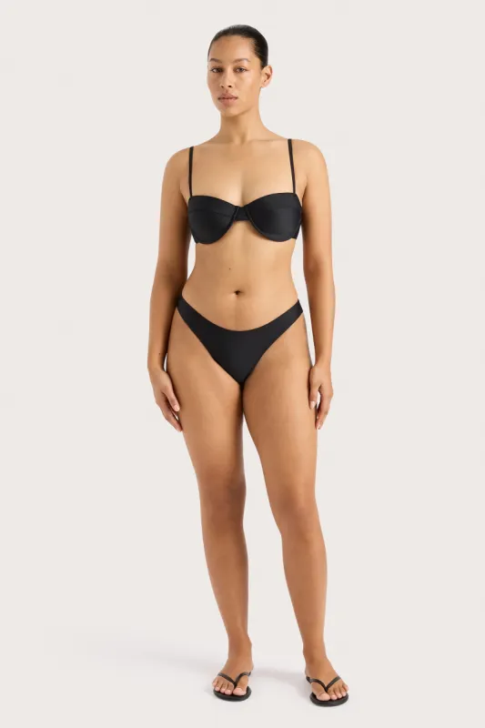 Farrah Bikini Top Black - Final Sale sold by Faithfull the Brand