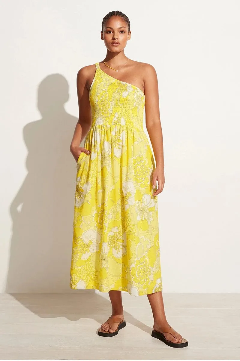 Khalani Midi Dress La Frana Floral Print - Final Sale sold by Faithfull the Brand