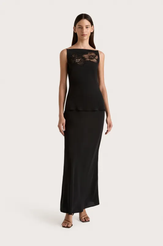 Biarritz Maxi Skirt Black - Final Sale sold by Faithfull the Brand