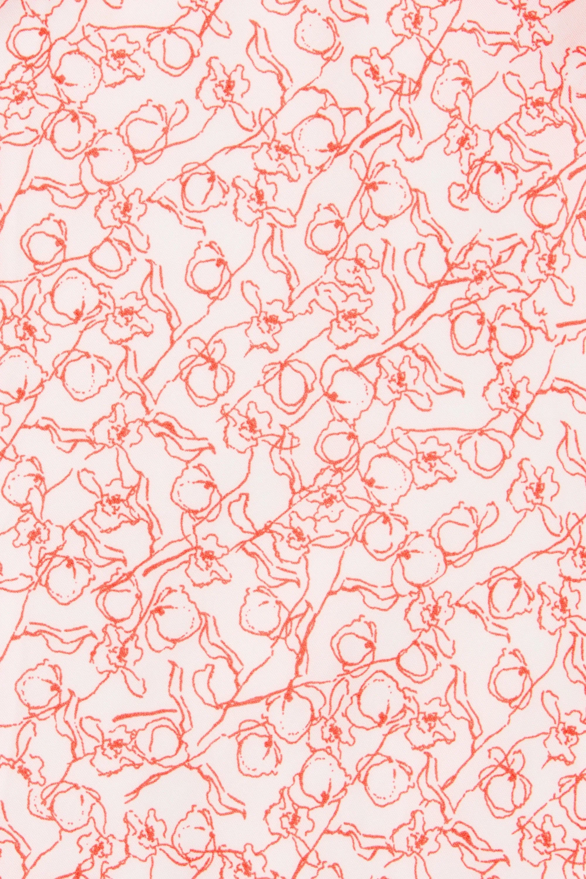 Jardin Midi Dress Calla Vermillion - Final Sale sold by Faithfull the Brand product image thumbnail 5