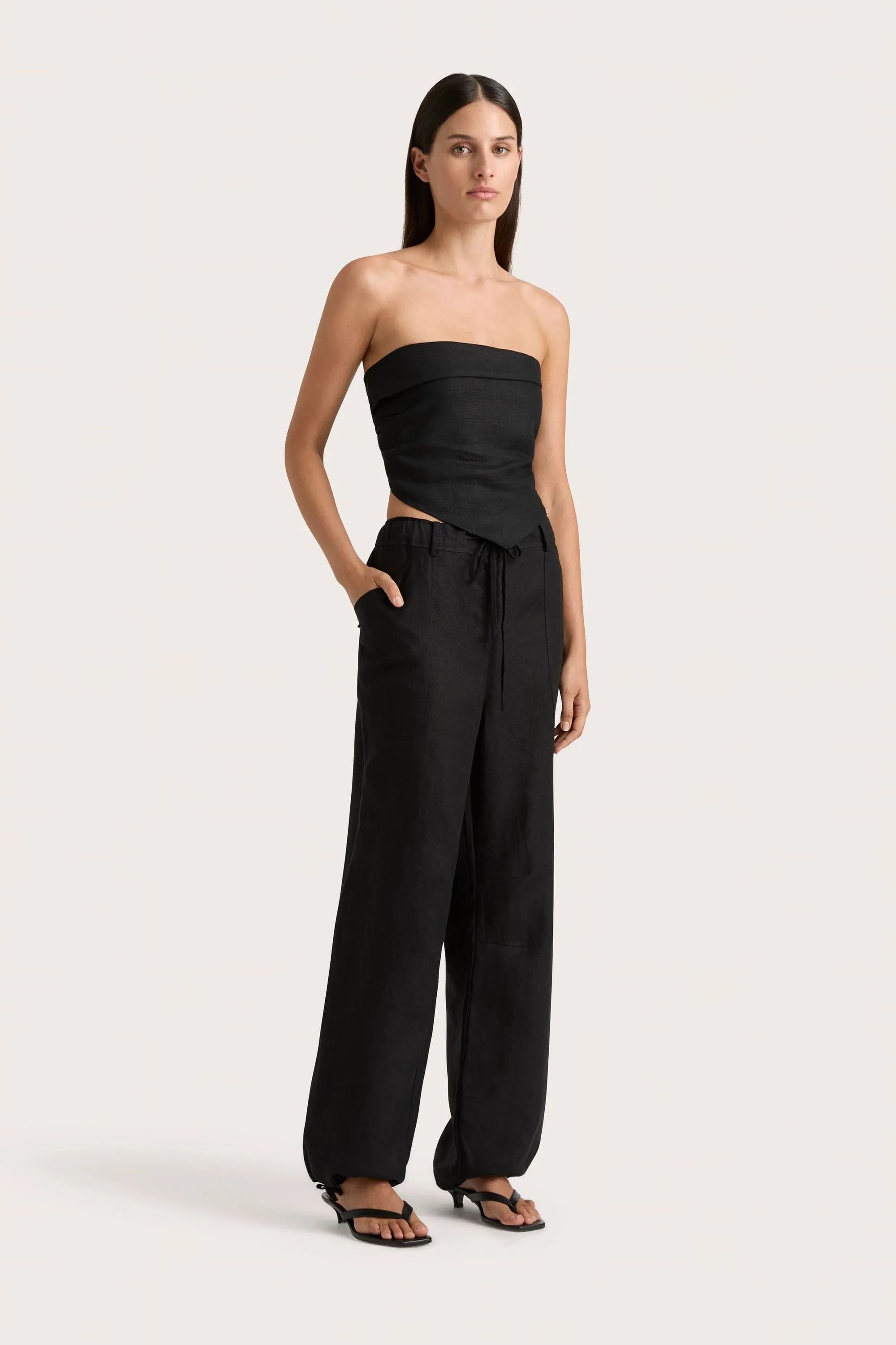 Geriba Pant Black - Final Sale sold by Faithfull the Brand product image thumbnail 4