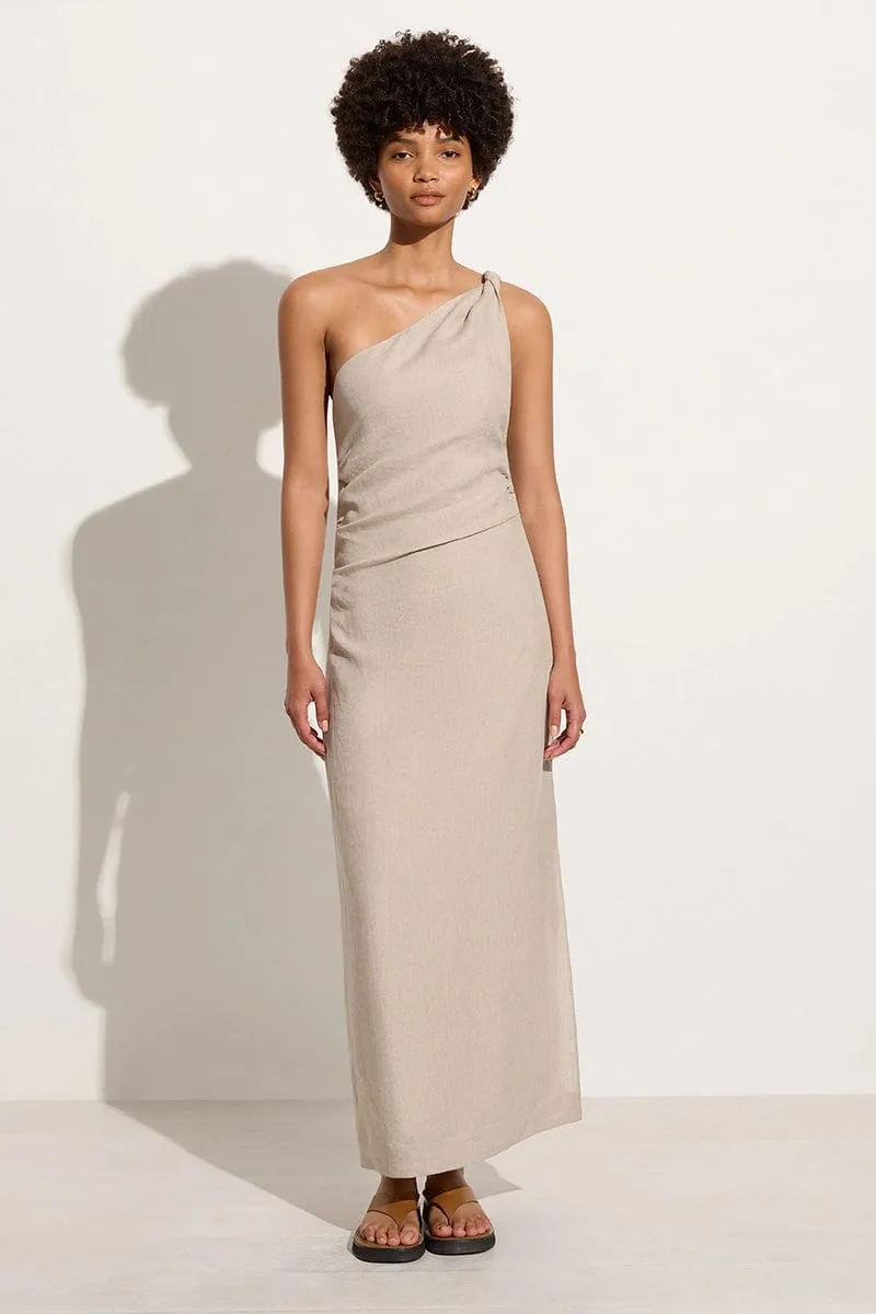 Jomana Midi Dress Natural - Final Sale sold by Faithfull the Brand