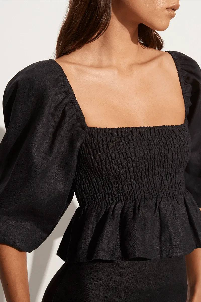 Vivica Top Black - Final Sale sold by Faithfull the Brand product image thumbnail 3
