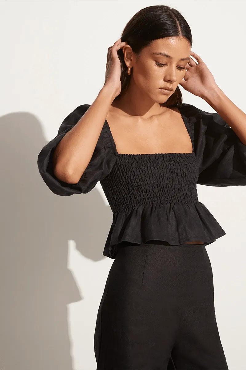 Vivica Top Black - Final Sale sold by Faithfull the Brand product image thumbnail 2