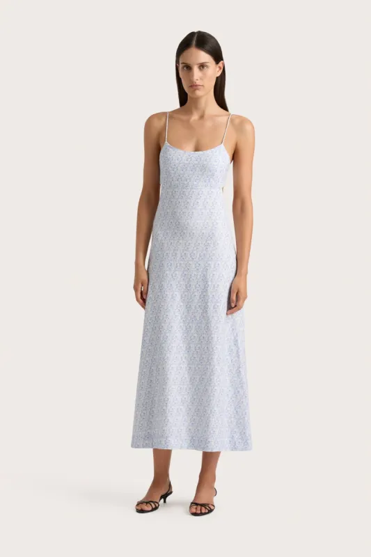 Antibes Midi Dress Leilani Mid Blue - Final Sale sold by Faithfull the Brand