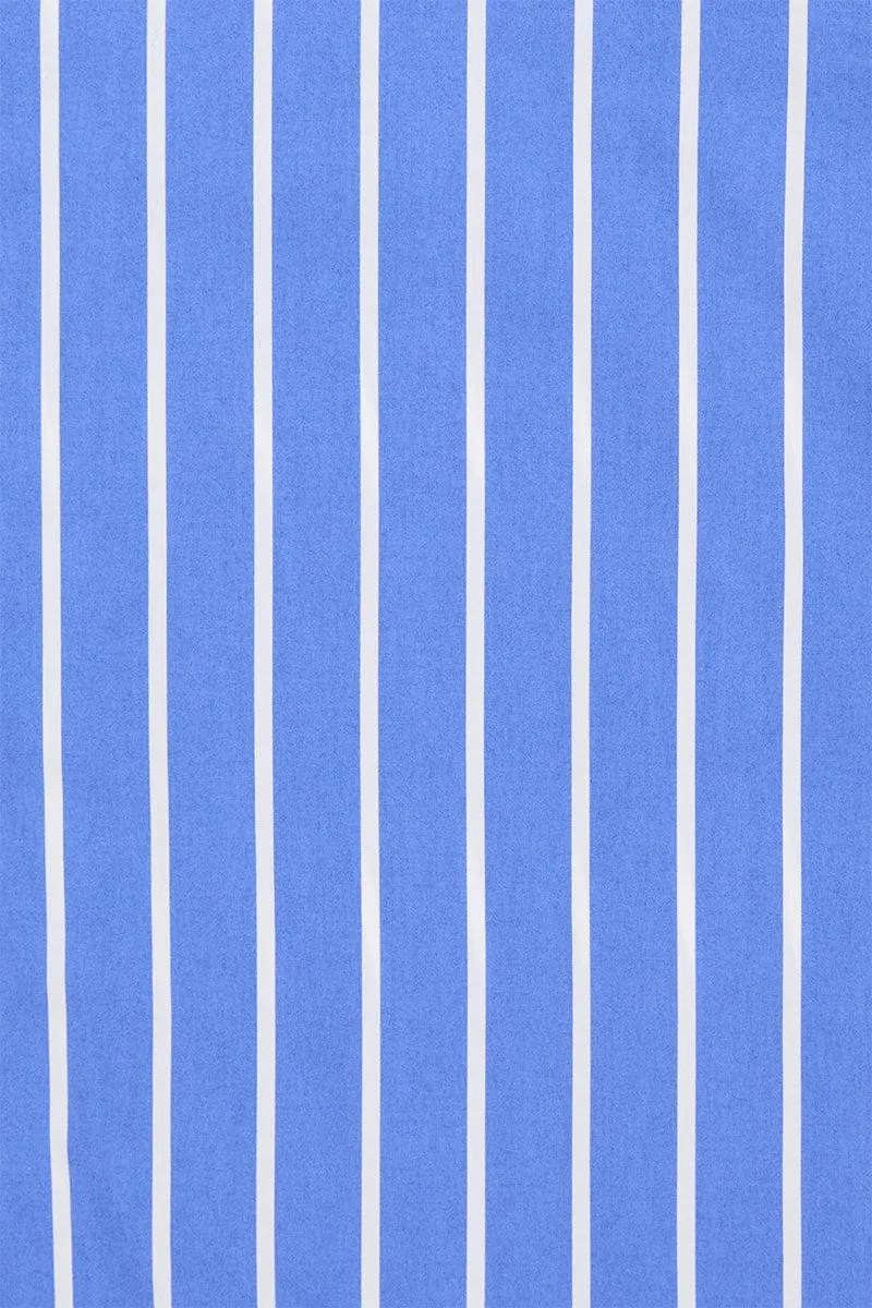Daija Shirt Adia Stripe Ocean Blue - Final Sale sold by Faithfull the Brand product image thumbnail 5
