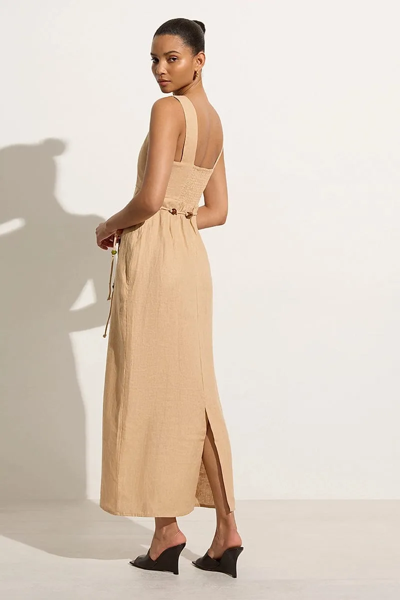 Zana Midi Dress Sand - Final Sale sold by Faithfull the Brand product image thumbnail 5