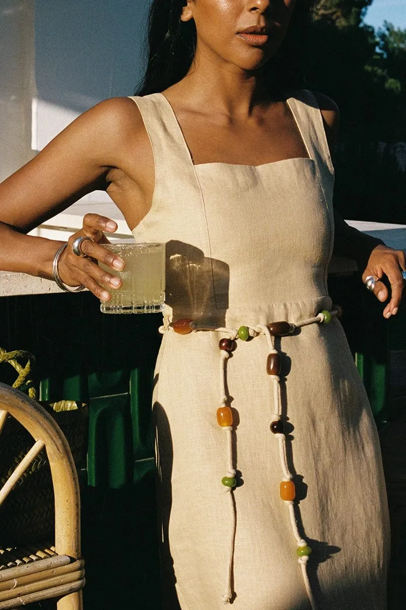 Zana Midi Dress Sand - Final Sale sold by Faithfull the Brand product image thumbnail 2