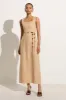 Zana Midi Dress Sand - Final Sale sold by Faithfull the Brand