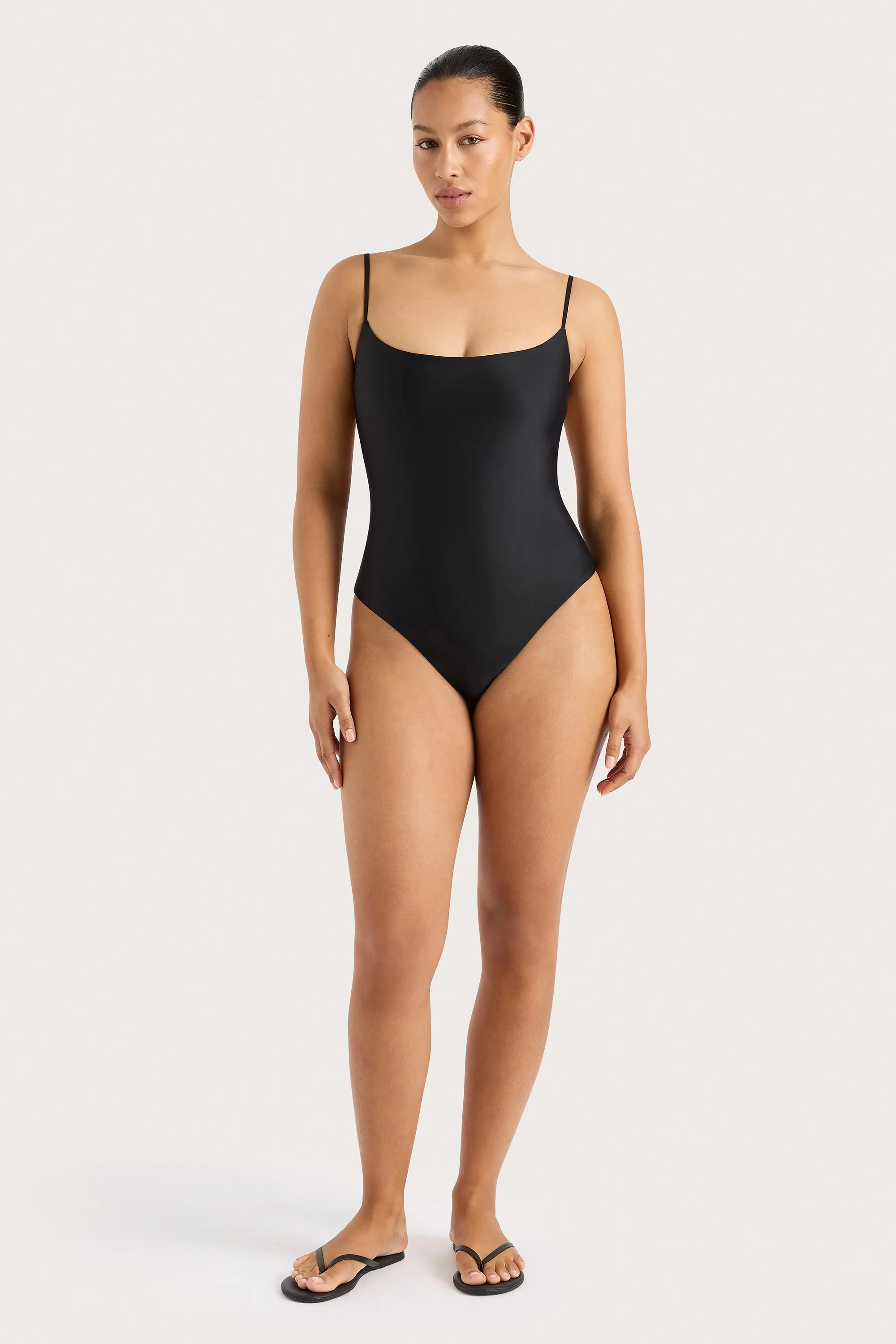 Cabo String One Piece Black - Final Sale sold by Faithfull the Brand