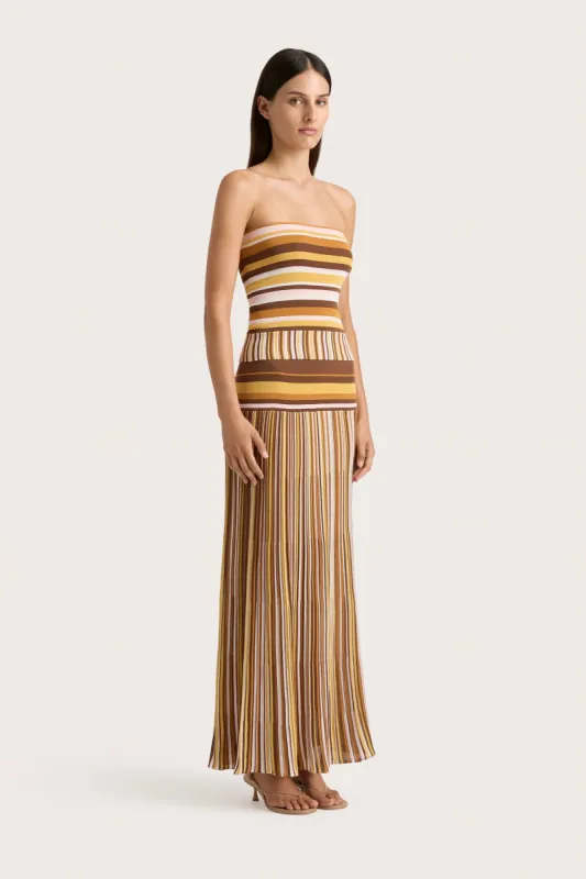 Citara Skirt Cocoa - Final Sale sold by Faithfull the Brand