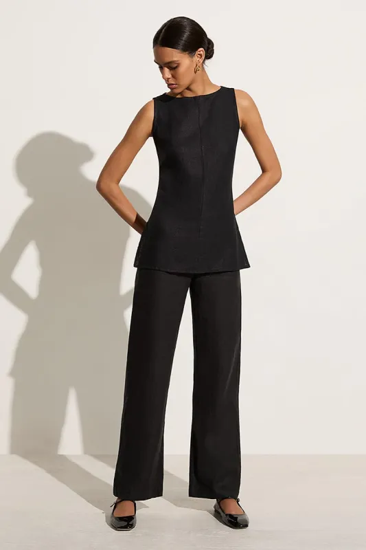 Vincente Pant Black sold by Faithfull the Brand