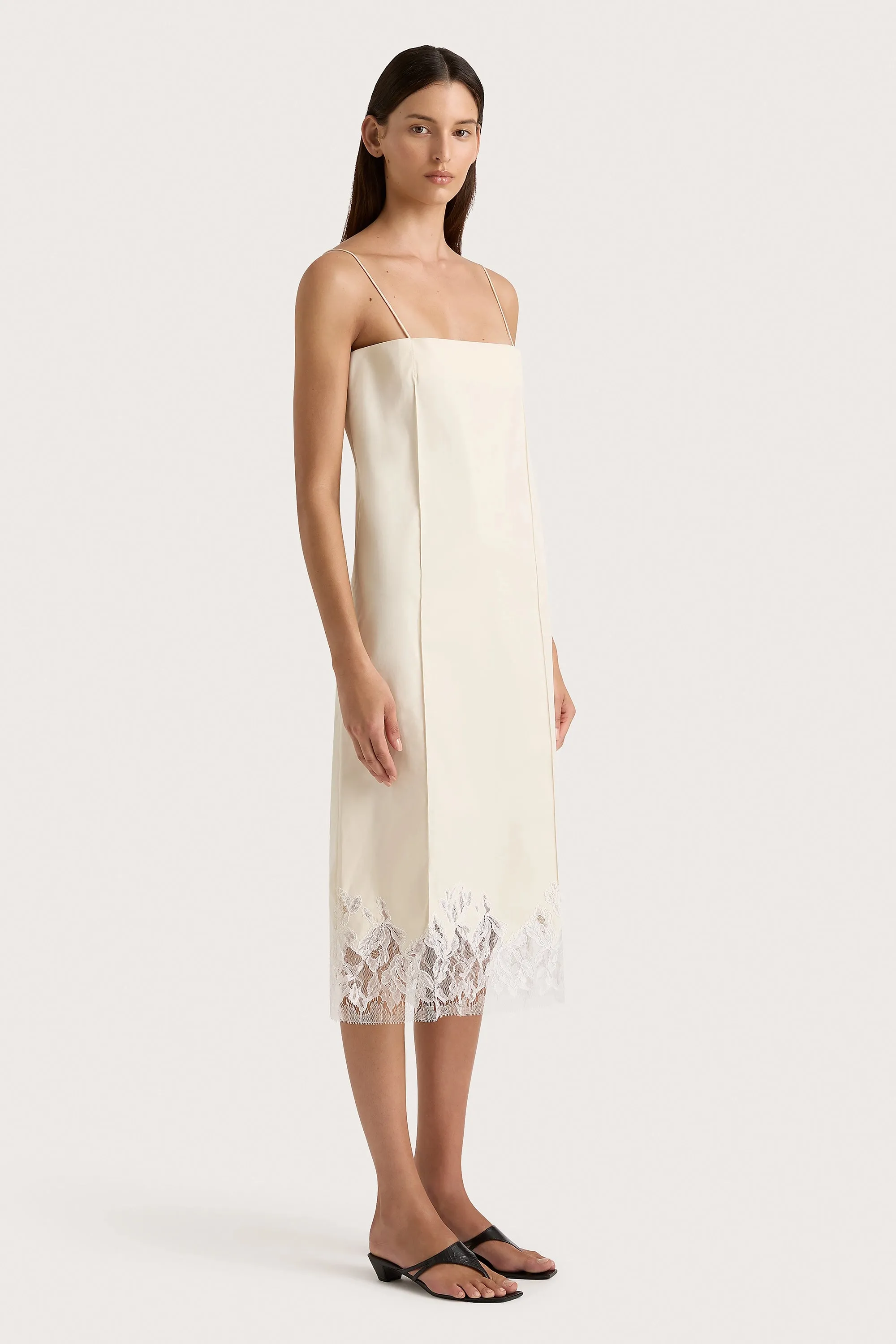 Etienne Midi Dress Off White sold by Faithfull the Brand product image thumbnail 4