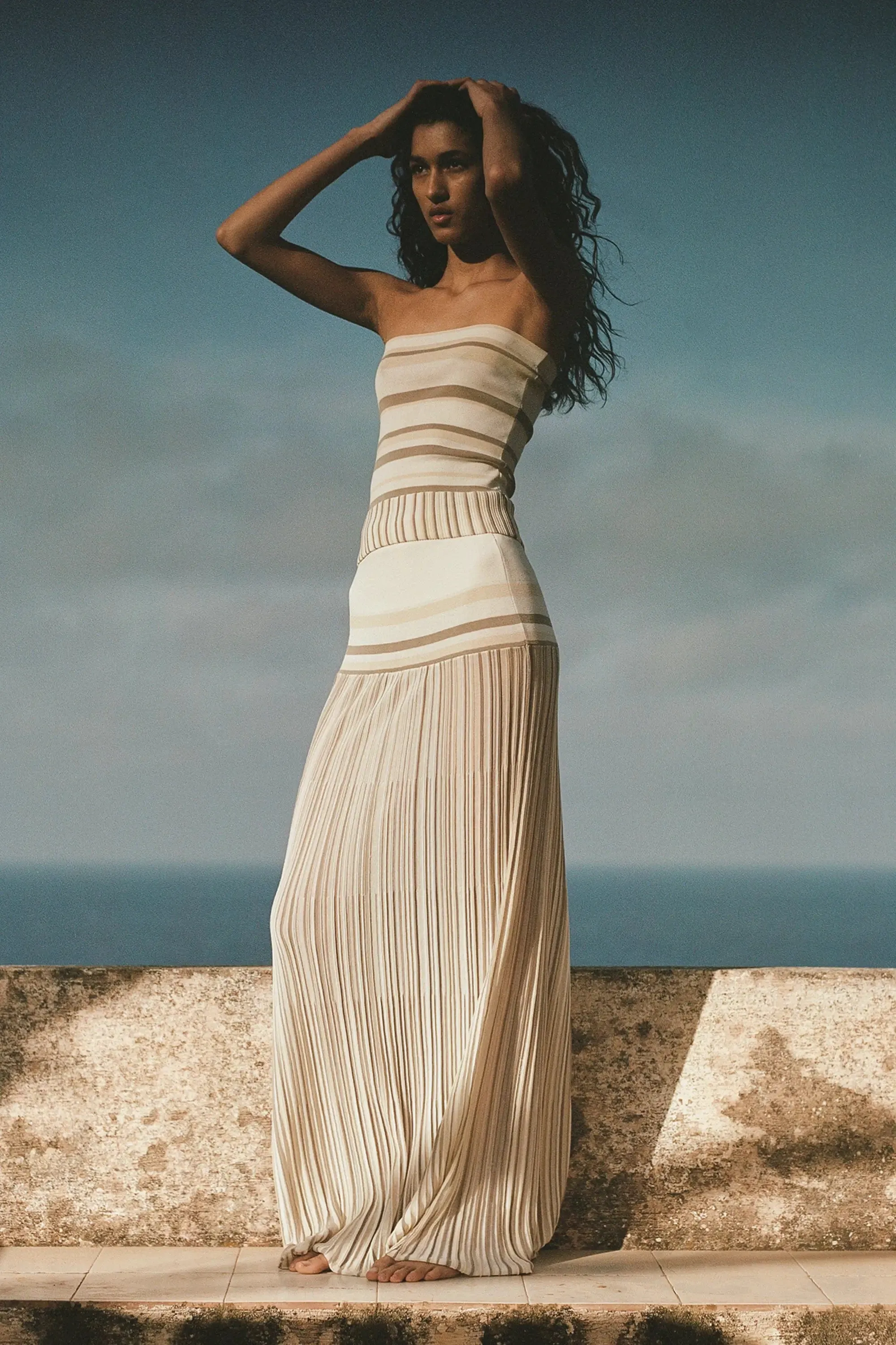 Citara Skirt White - Final Sale sold by Faithfull the Brand product image thumbnail 2