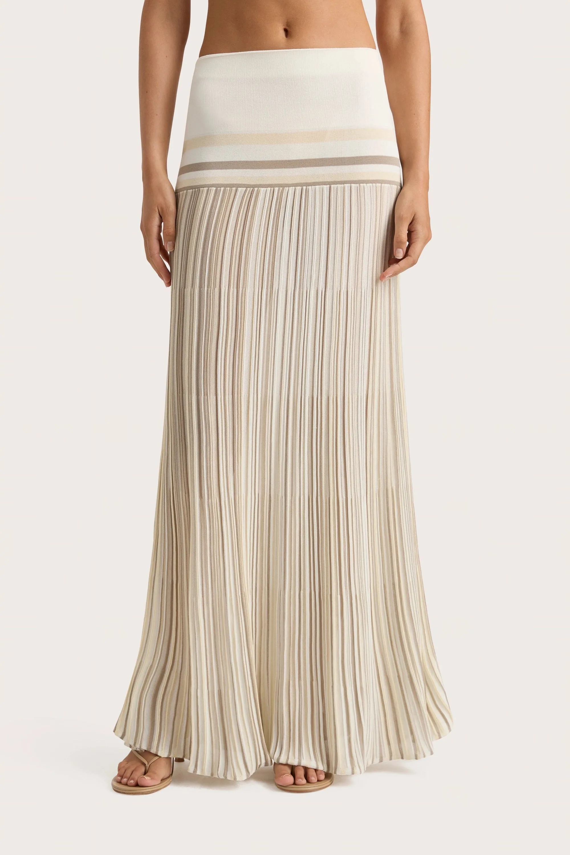 Citara Skirt White - Final Sale sold by Faithfull the Brand product image thumbnail 3