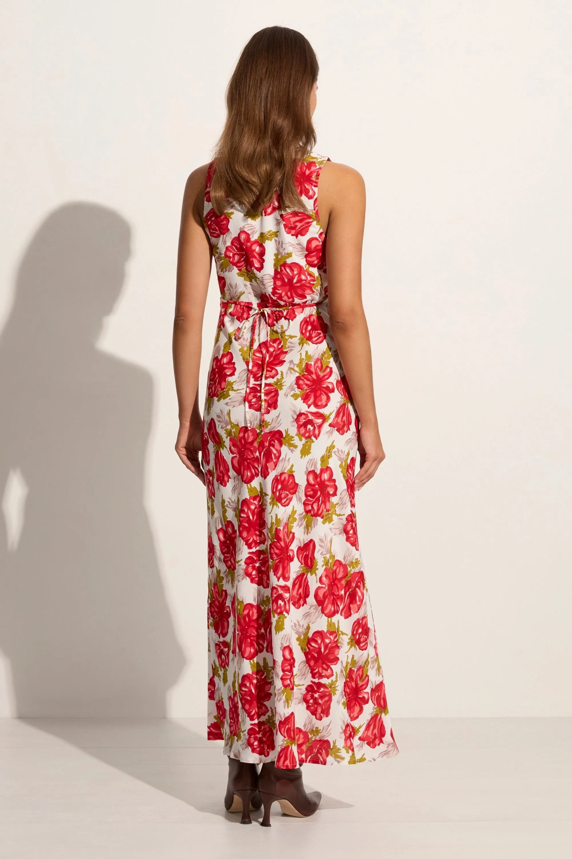 Acacia Maxi Dress Isadora Floral Red - Final Sale sold by Faithfull the Brand product image thumbnail 4
