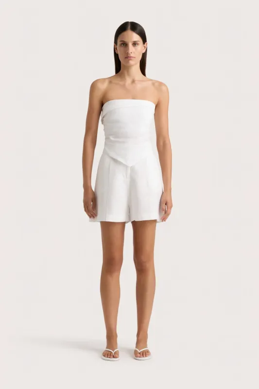 Antibes Strapless Top White - Final Sale sold by Faithfull the Brand