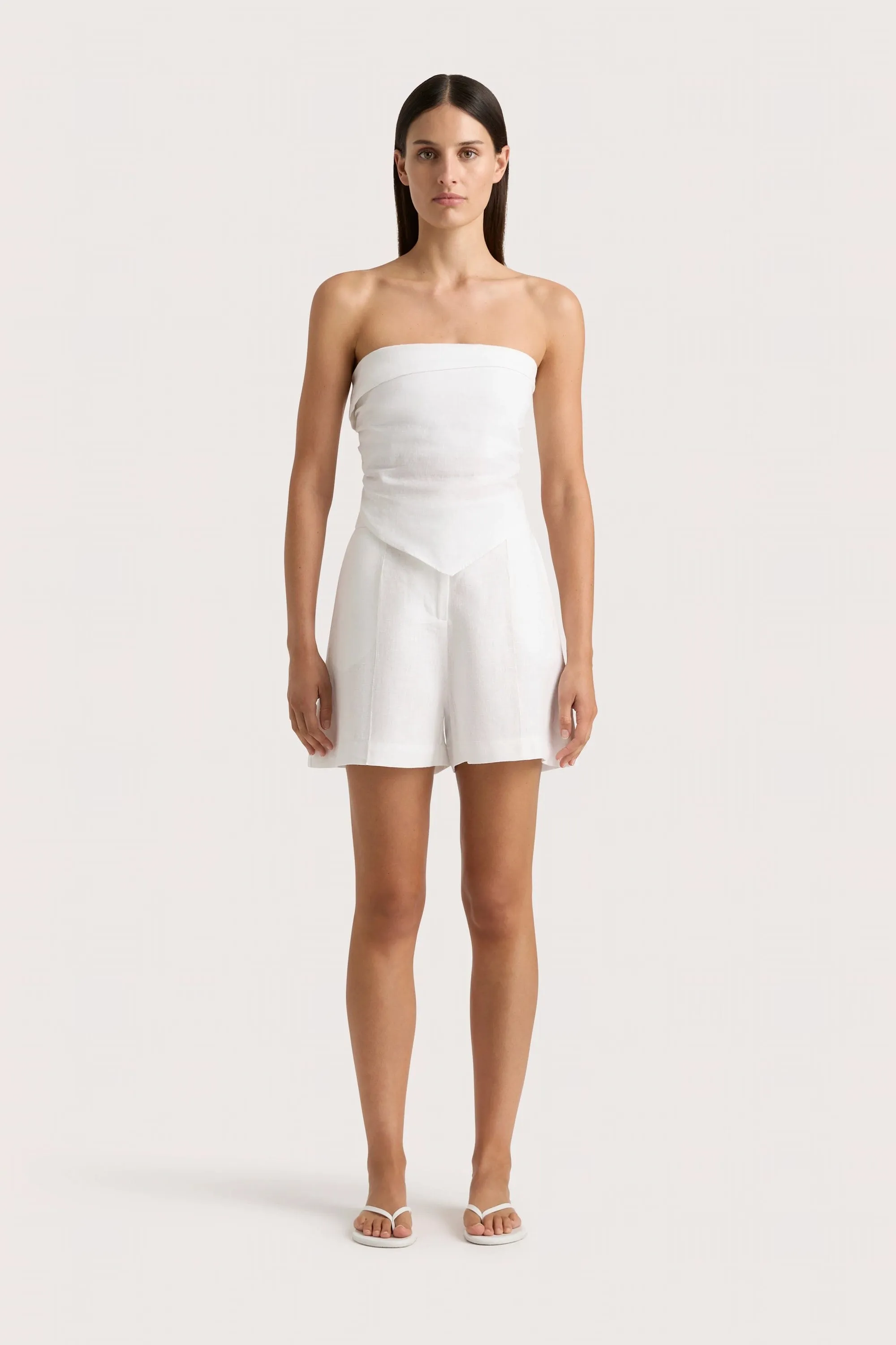 Antibes Strapless Top White - Final Sale sold by Faithfull the Brand