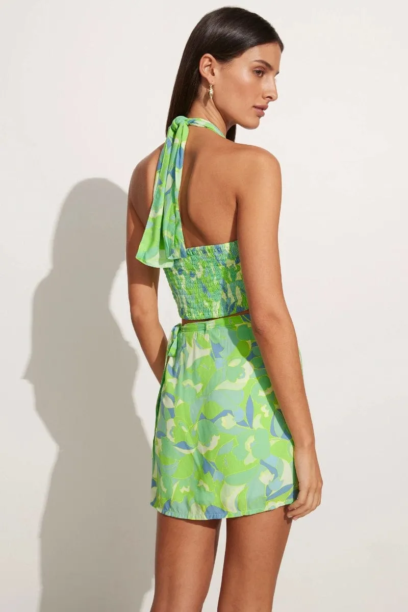 Lucio Wrap Skirt Galarosa Print - Final Sale sold by Faithfull the Brand product image thumbnail 4