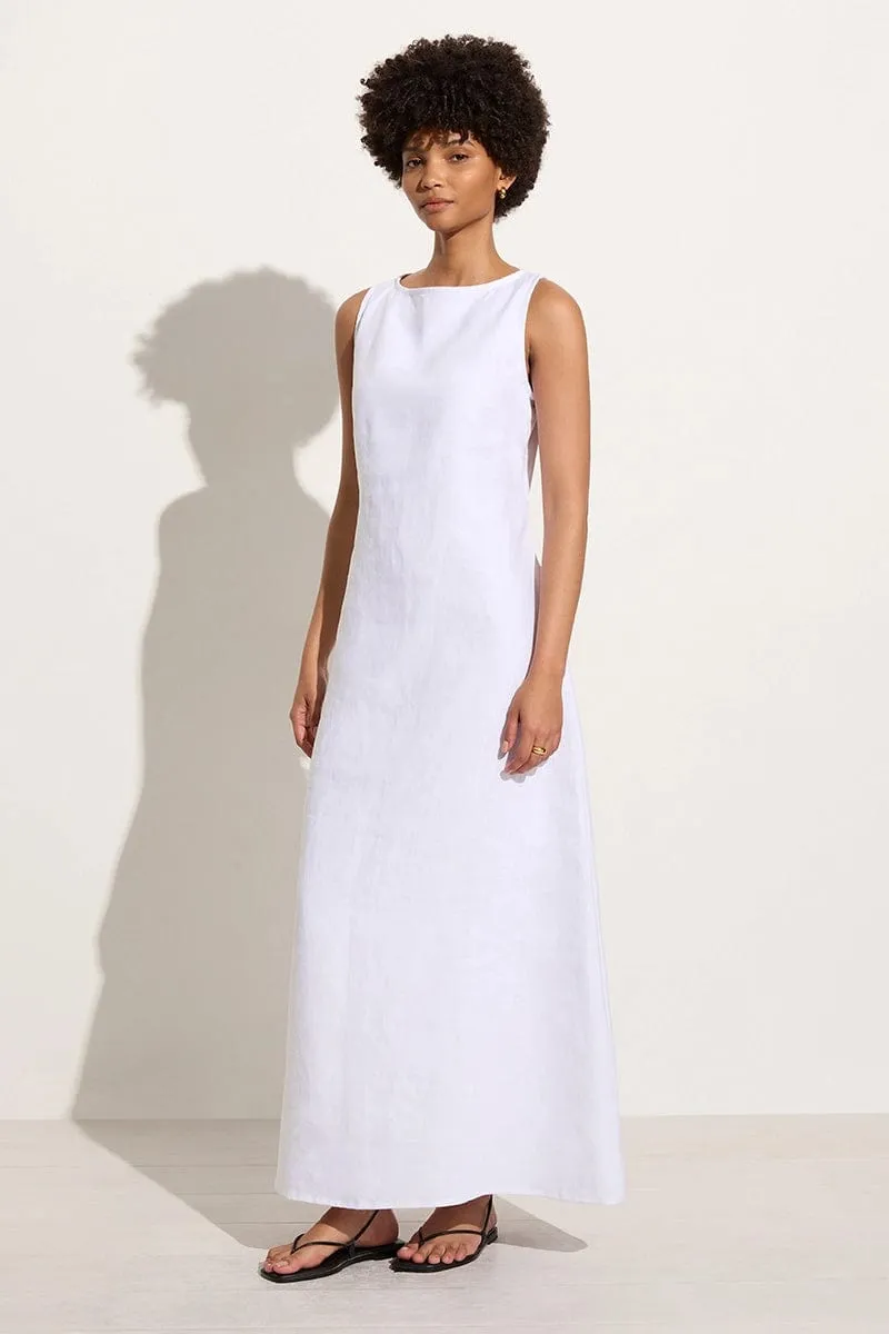 Nahna Maxi Dress White - Final Sale sold by Faithfull the Brand product image thumbnail 3