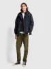 Gunnar Parka Jacket In True Navy sold by Farah